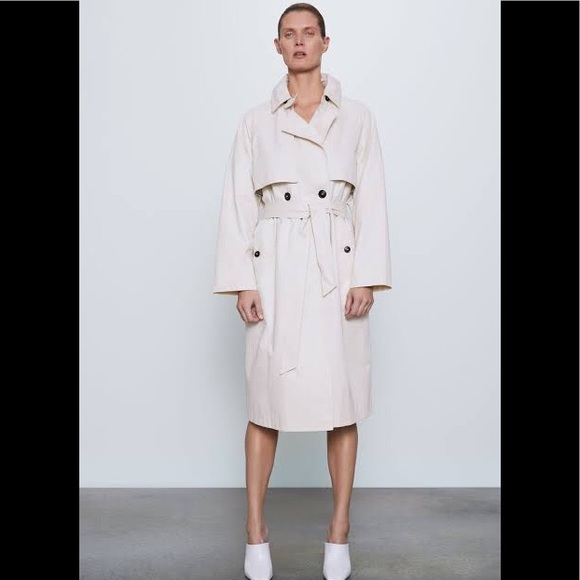 Zara Jackets & Coats Zara Belted Trench Coat Poshmark